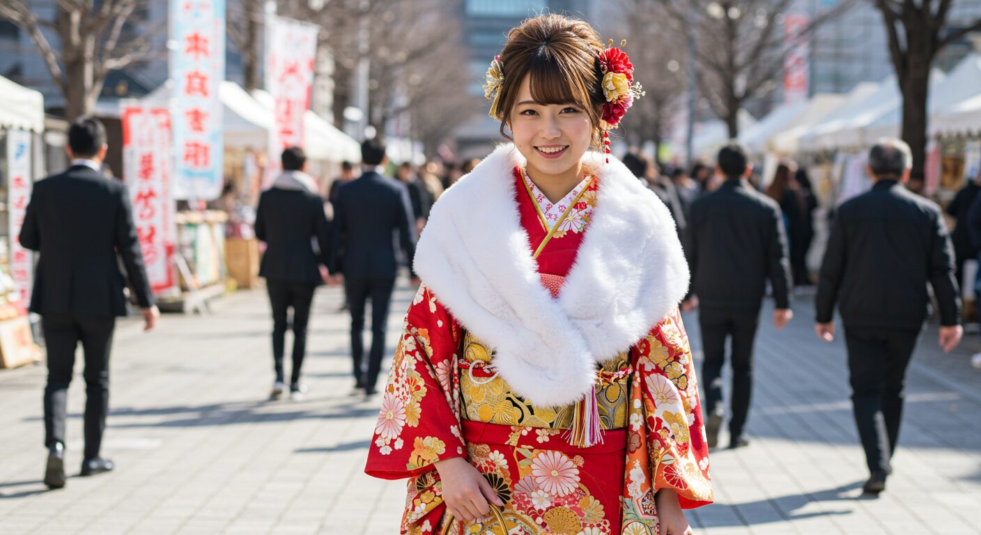 新年着物 正月 晴れ着 ファー 初詣の着物にルールってあるの オススメのコーデご紹介 2024年初詣はぜひ着物スタイルで 着物通販 京都きもの町 official 着物 あれこれブログ