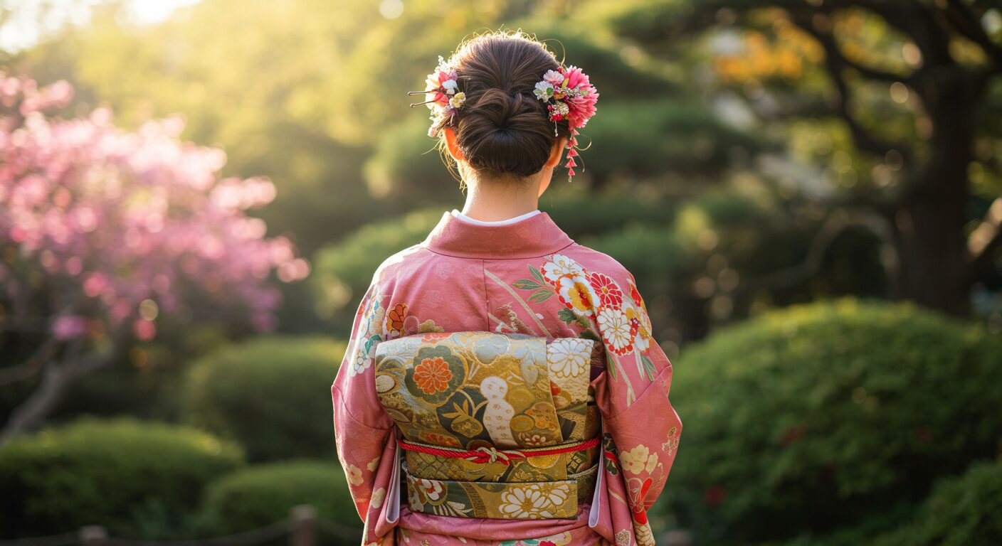 袋帯 モダンで洗練された大人の後ろ姿