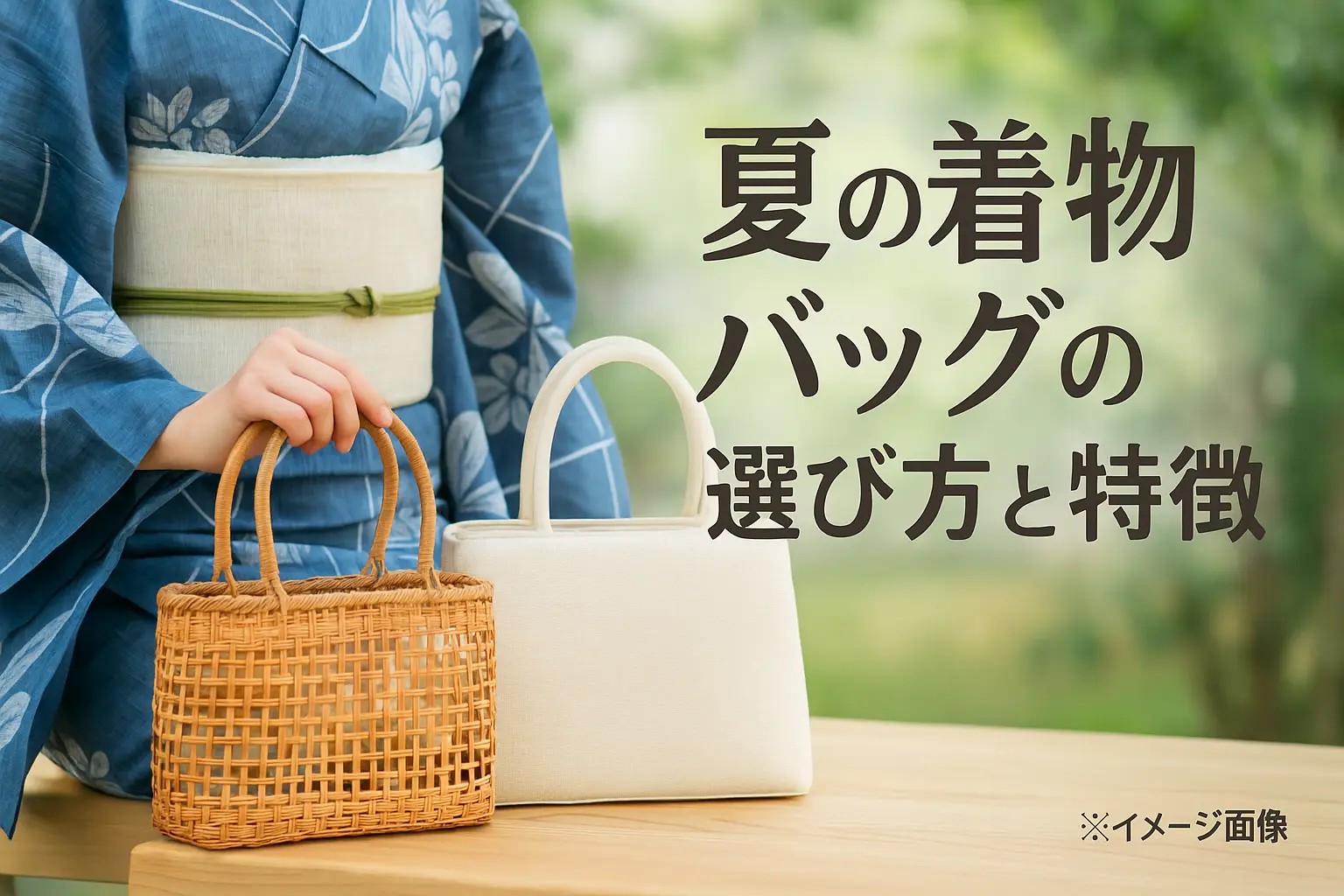 涼やか夏の着物バッグ|選び方と人気デザイン集