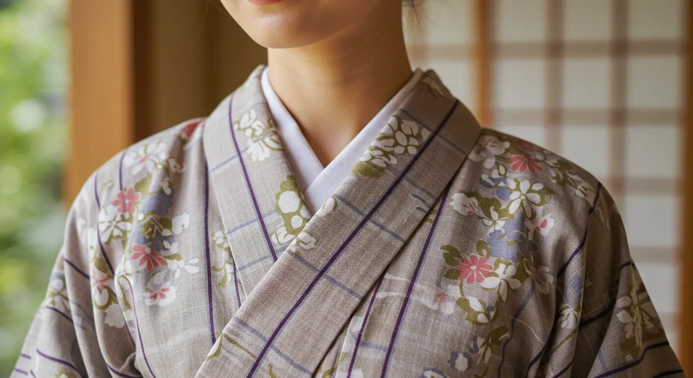 浴衣を着物として着るアレンジ術