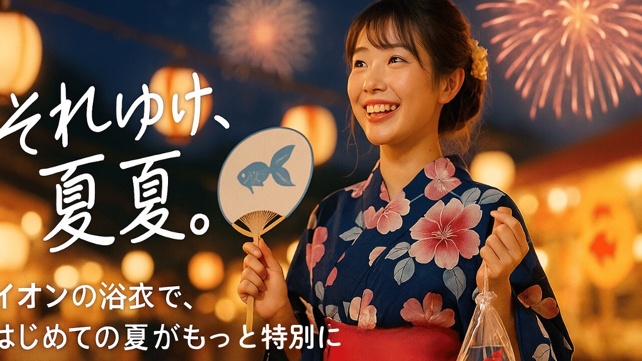 イオンの浴衣3点セット徹底解説！2025年版選び方から着方まで