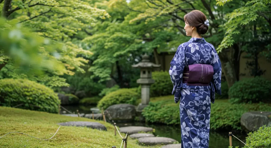 浴衣似合う色50代の肌を美しく見せる