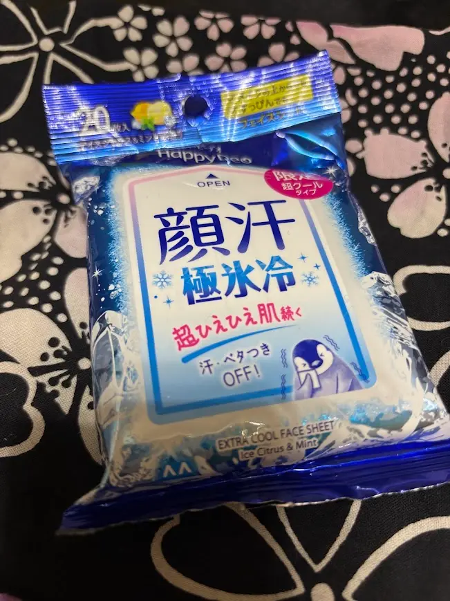 着付け前のクールダウンと制汗対策２