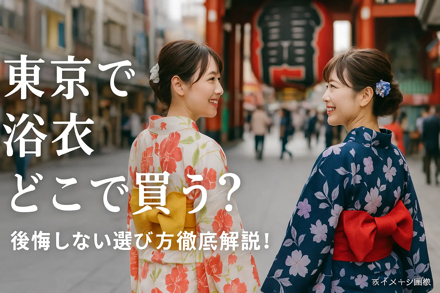 東京で浴衣どこで買う？後悔しない選び方徹底解説！