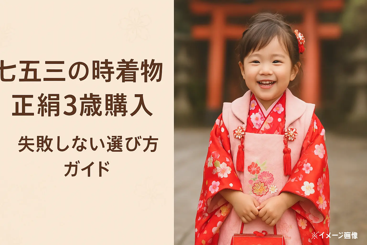 七五三の時着物正絹3歳購入【失敗しない選び方ガイド】