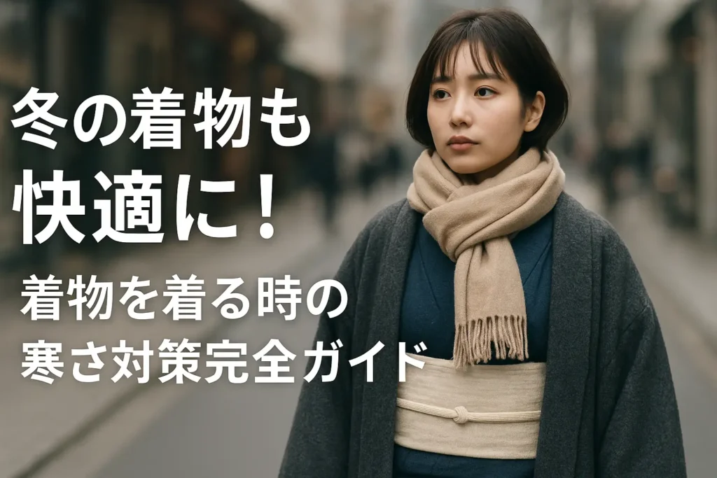冬の着物も快適に！着物を着る時の寒さ対策完全ガイド