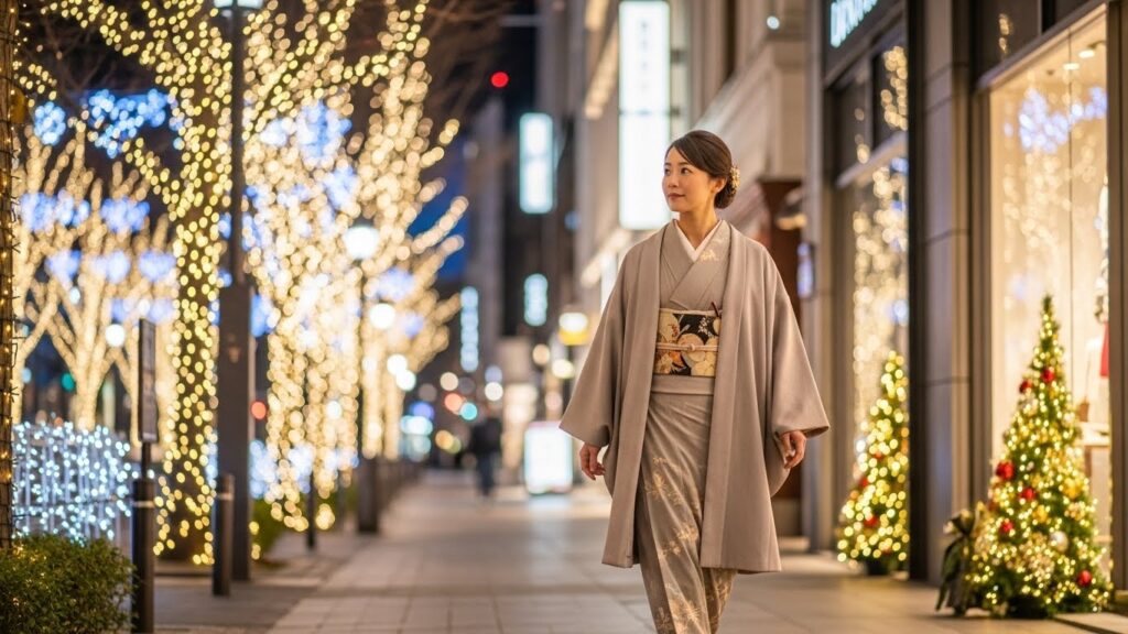 なぜ着物でクリスマスディナー？和と洋が織りなす非日常の魅力