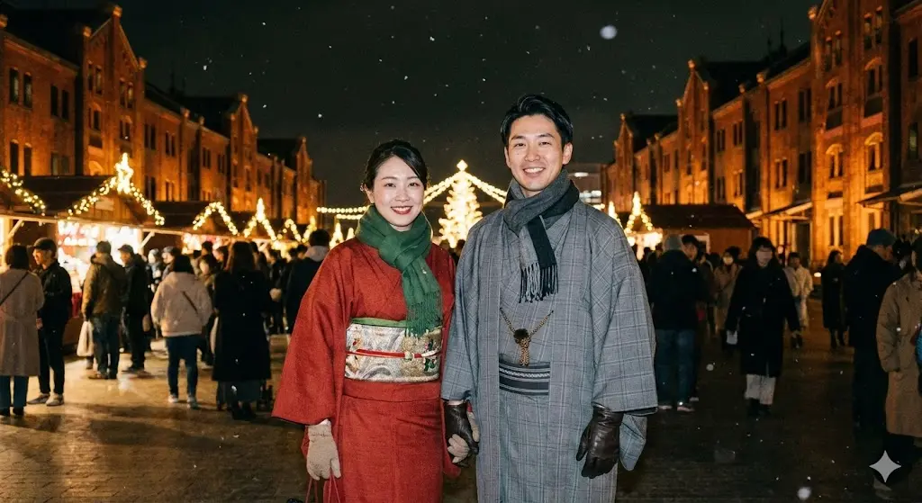 二人で作る着物カップルプランの組み立て方