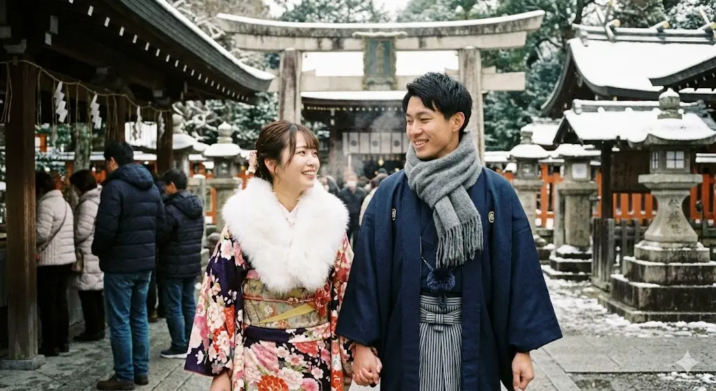 初詣着物デートを成功させる秘訣
