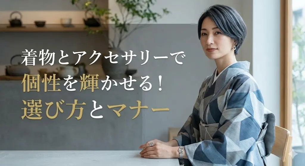 着物とアクセサリーで個性を輝かせる！選び方とマナー