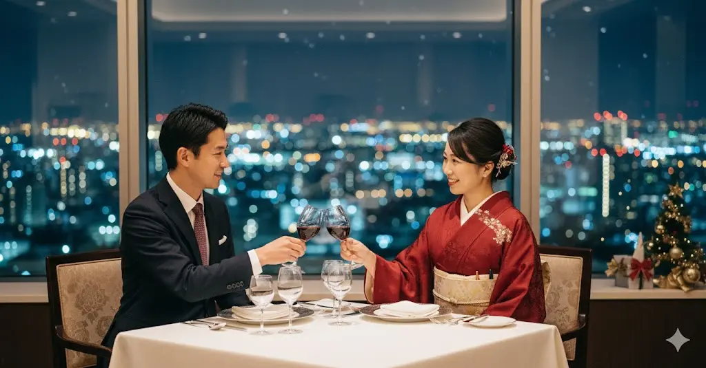 記憶に残るクリスマスに着物デートを実現しよう