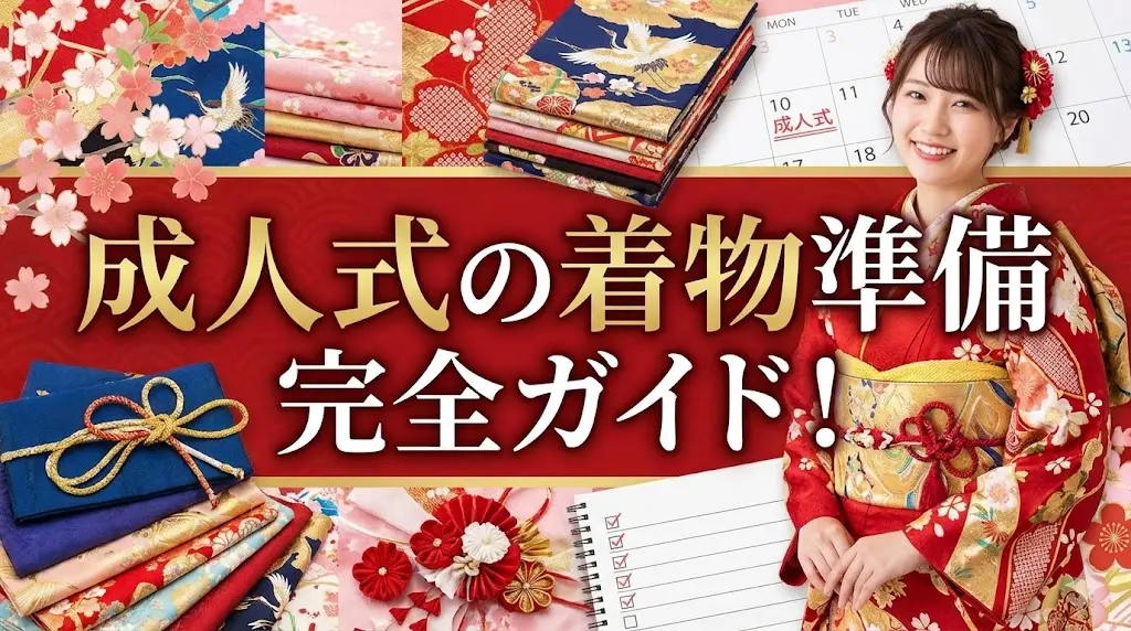 成人式の着物準備完全ガイド！