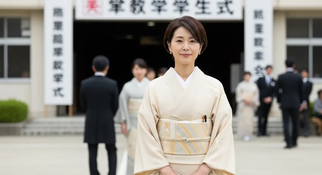 卒業式での着物選び方 40代の視点