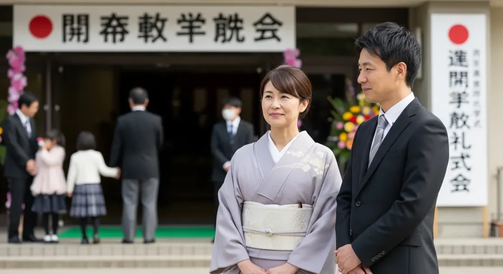 卒業式で着物を選ぶ母親40代の疑問を解決