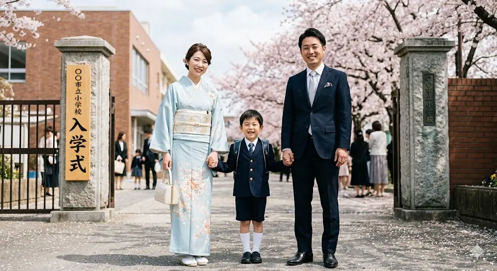 入学式で着物は浮く？周囲の印象