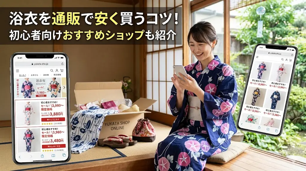 浴衣を通販で安く買うコツ！初心者向けおすすめショップも紹介