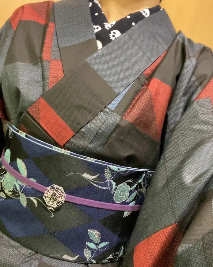 色鮮やかな手作り半衿